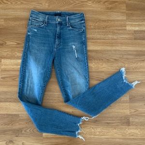 MOTHER // Distressed Skinny Jeans